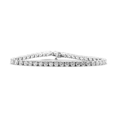 14k Tennis Bracelet 9.8 Ctw CVD